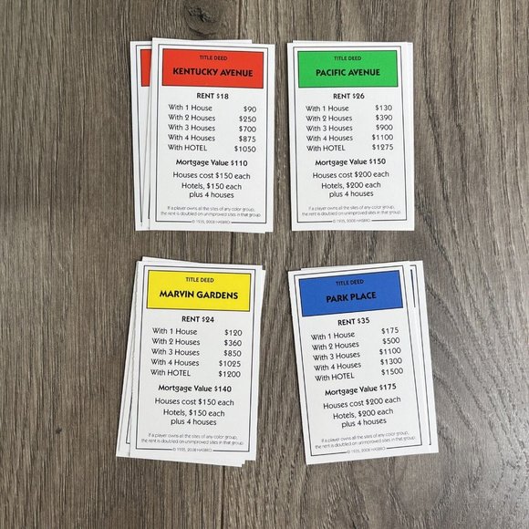 Monopoly Championship Edition Family Game With Trophy 2009 Hasbro - Picture 12 of 15